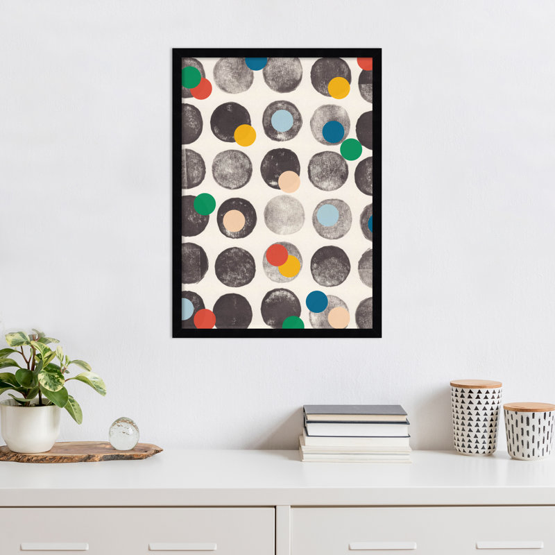 Ajouter plus de couleurs encadrées sur papier par Alisa Galitsyna, H 25 po x l 18 po x P 1 po, Noir
