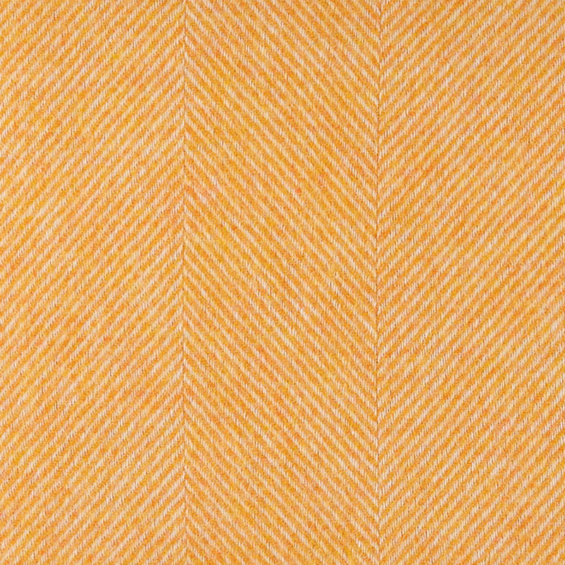Jeté tissé en laine d'agneau Shetland, Mandarine