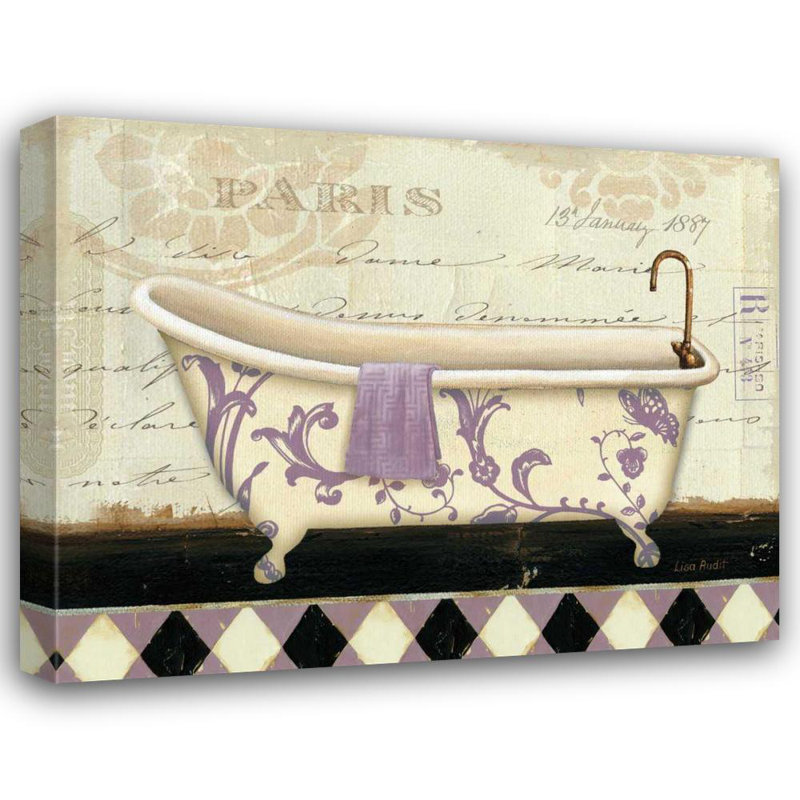 Astoria Grand Audit, Lisa, reproduction d'art sur toile tendue: Lavande Marche de Fleurs Bath I, H 36 po x l 45 po