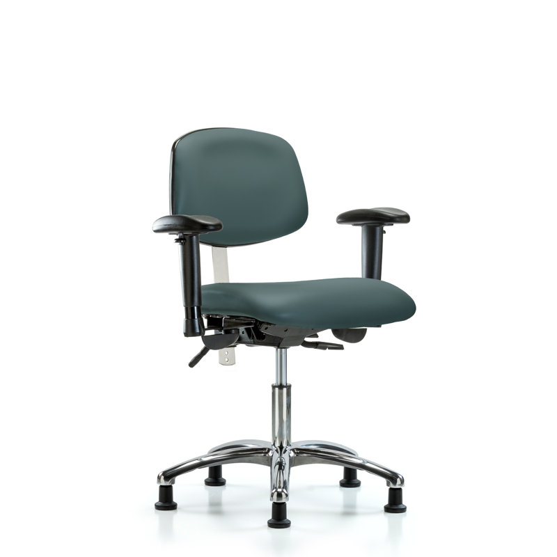 Chaise de travail Blue Ridge, Bleu colonial, Patins, Non inclus