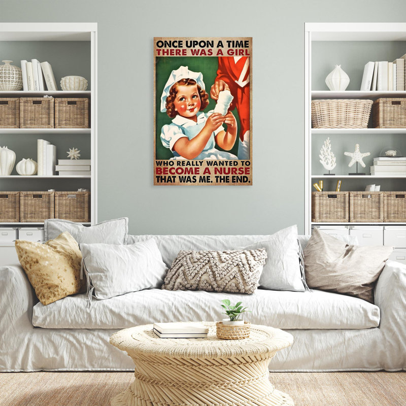 " To Become A Nurse ", 36" H x 24" W x 1.25" D