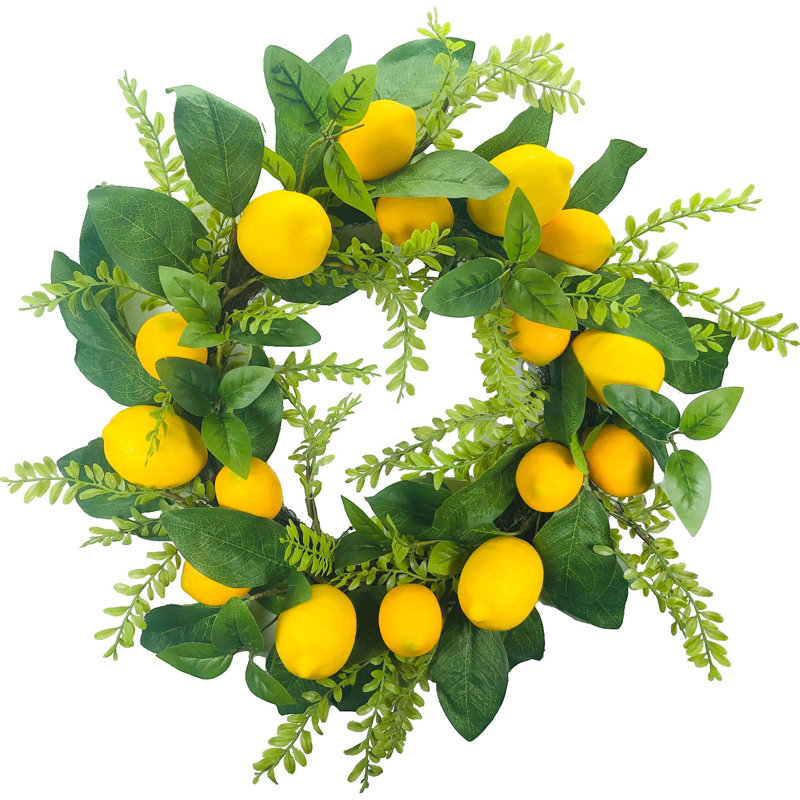 Couronne de polyester artificielle 24 po Arty