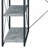 All Purpose Gray Finish Writing Desk-1230469040