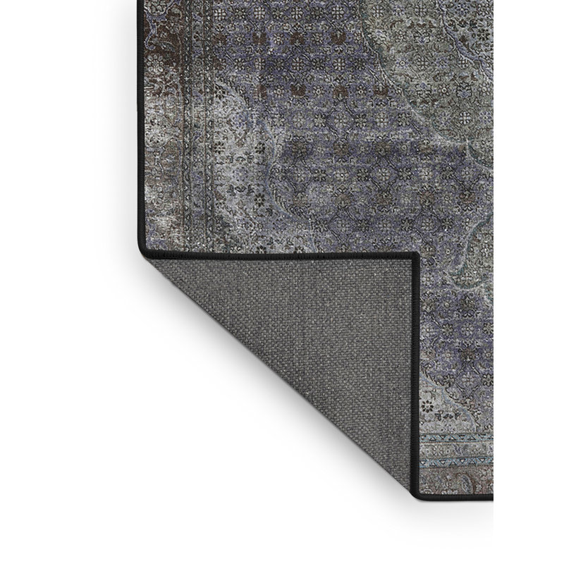 Tapis oriental gris / mauve, Rectangle 7 pi x 9 pi