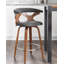 Tabouret de comptoir pivotant 25 po Arabelle-1602419719