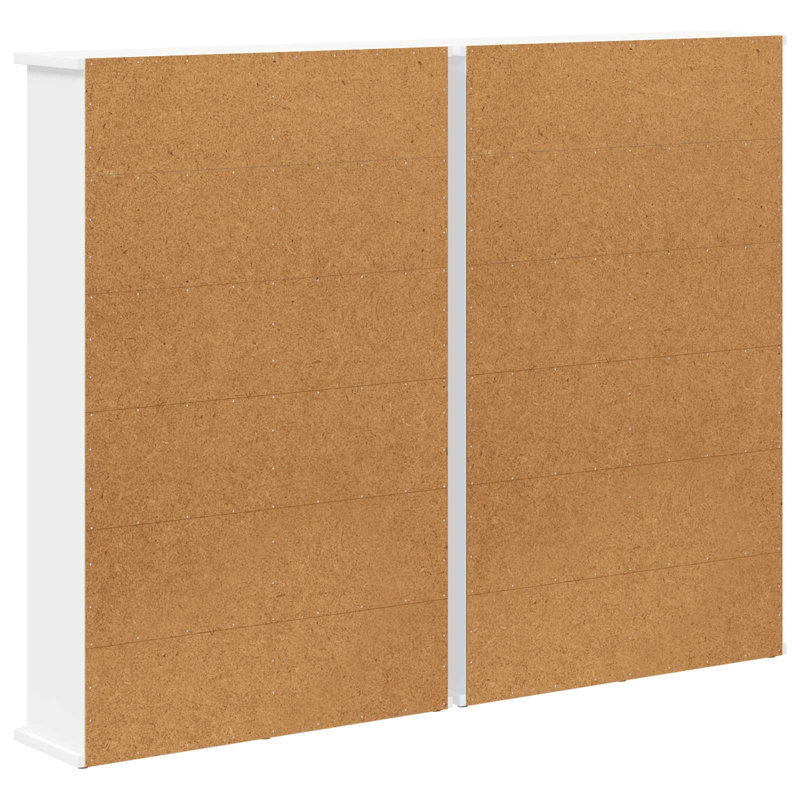 92 cm H Media Shelves, White