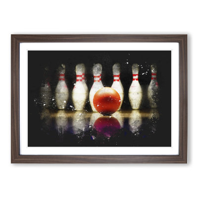 Ten Pin Bowling - Picture Frame Painting