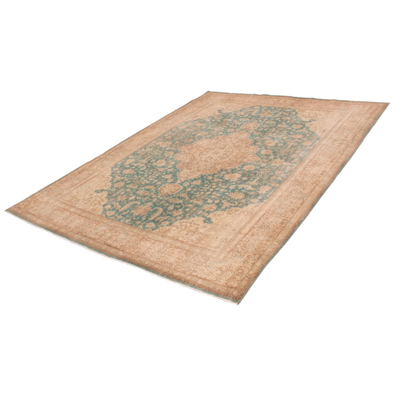Tapis unique en laine de 9 pi 8 po x 12 pi 8 po Waldos