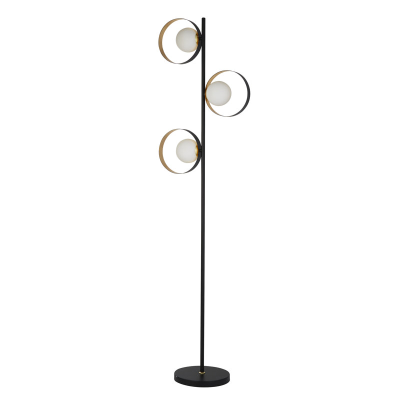 Icarus 148.5cm Black Tree Floor Lamp