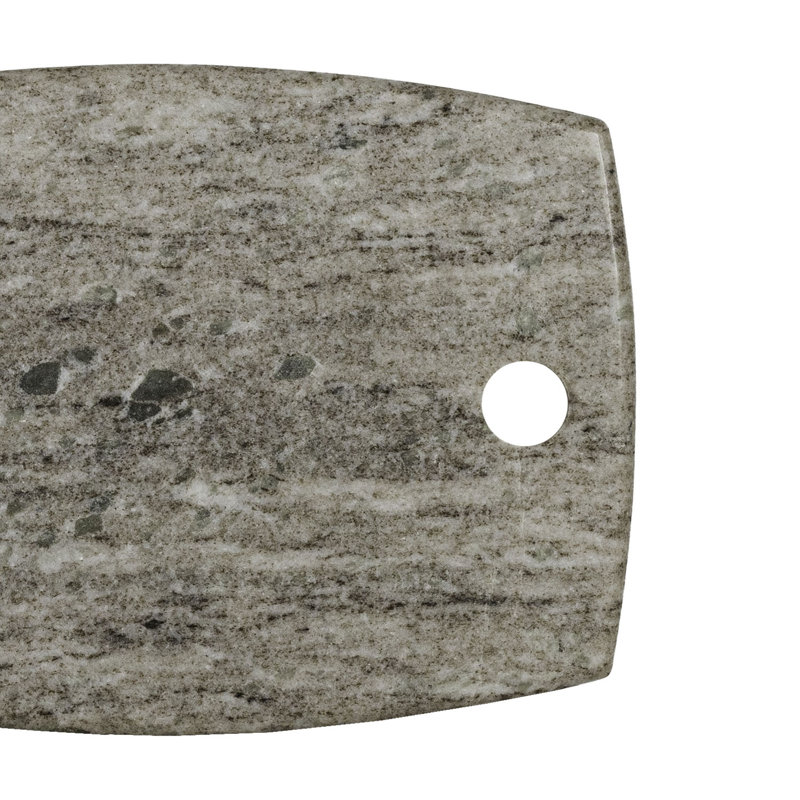 Planche de service en marbre Foreside Home & Garden, H 14 po x l 10 po x P 0,50 po