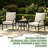 Nickita 3 Pieces Set Metal Outdoor Patio Furniture Chairs Set with Cushions and End table-1681930981