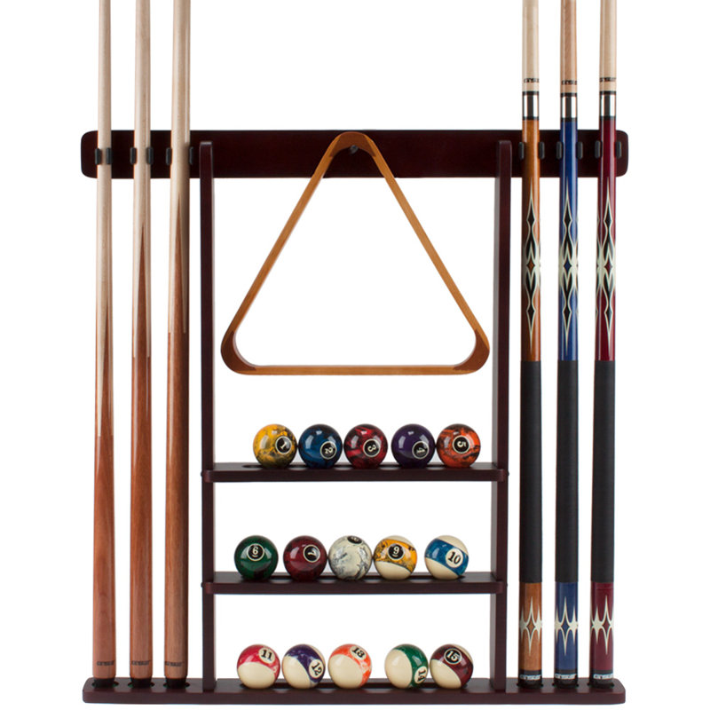 Porte-queues de billard GSE, Acajou