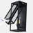 15" Classical Outdoor Wall Light With Glass Shade, Rectangular Wall Sconce In Matte Black，Waterproof