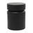 Black Alixia Metal Round Drum End Table-220773466-220773445