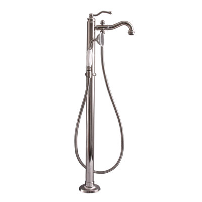 Lamar Bathroom Freestanding Tub Filler with Diverter