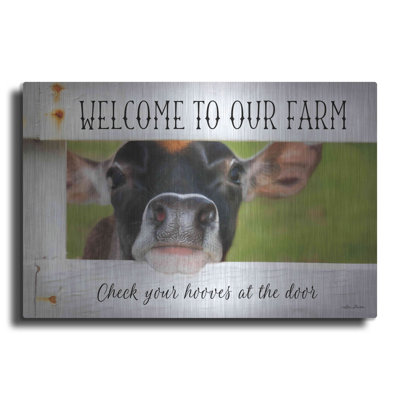 " Welcome Cow " by Lori Deiter
