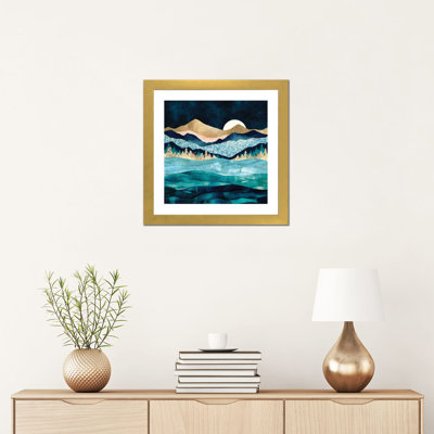 Midnight Ocean - impression d'art graphique