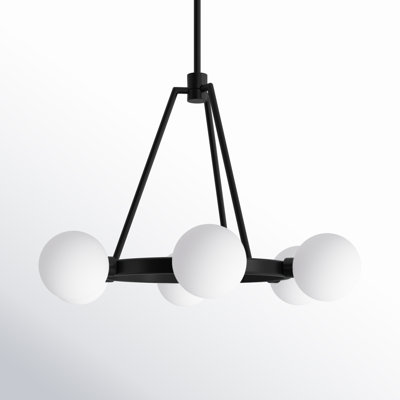 Helen 6 Light Metal Dimmable Chandelier