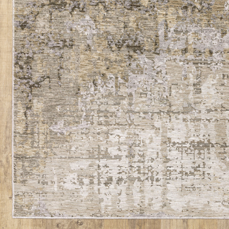 Gwern Abstract Indoor Rug, Rectangle 3'3" x 5'
