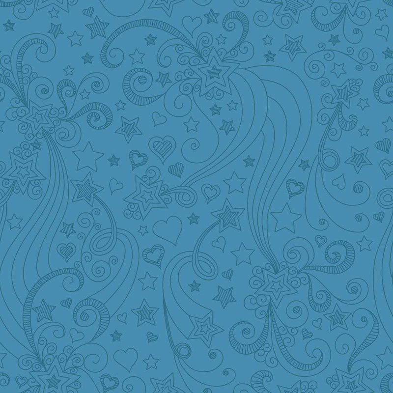 Rouleau de papier peint adhésif doux L 126 po x l 24 po Apel, Bleu