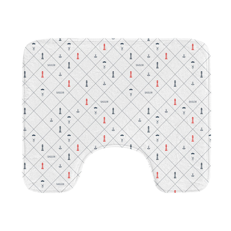 Tapis de salle de bain en forme de U 20 po Langle
