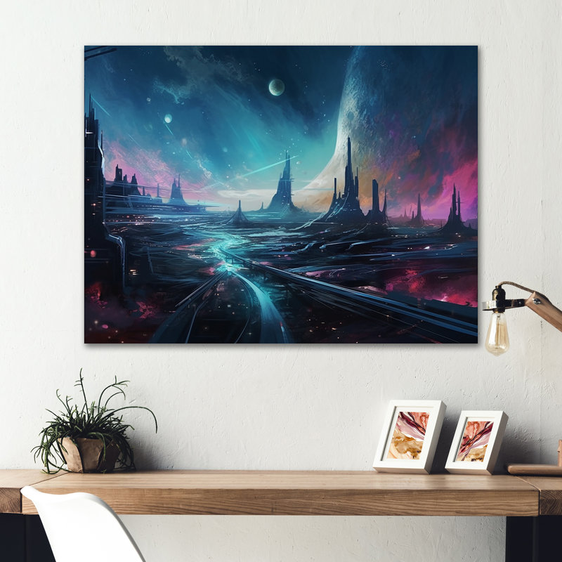 " Imagine Space III ", 30" H x 40" W x 1" D