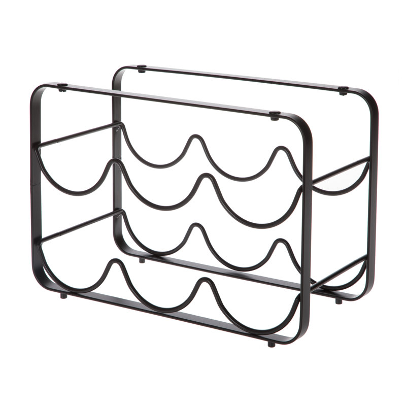Seger Tabletop Wine Bottle Rack in Black