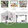 6' X 8' Metal  Lean To Storage Shed