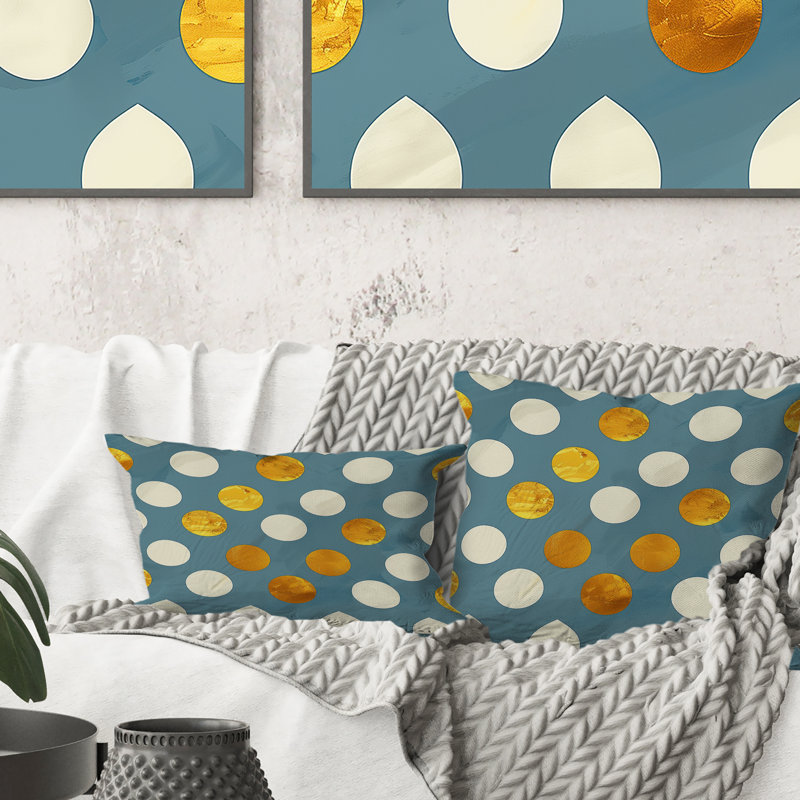 Coussin Glam Poka Dots I - Glam, H 16 po x l 16 po