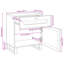 50cm W Solid Wood Bedside Table