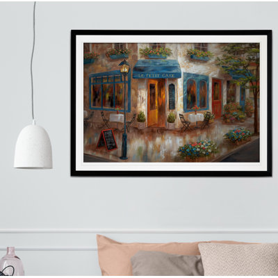 " Le Petit Cafe " Painting Print
