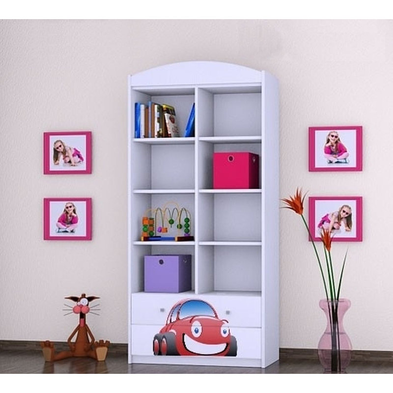Jillian 183cm H X 88cm W Kids Cube, White