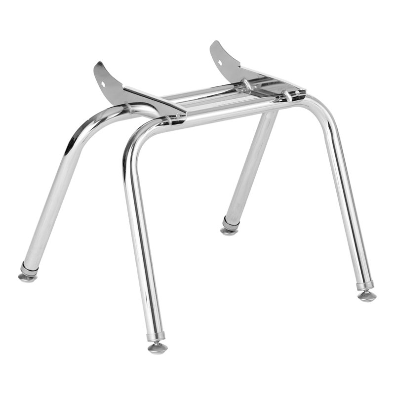 Structure Series Plastic Stacking Classroom Chairs with Contoured Seats (Set of 4), Graphite, 10"