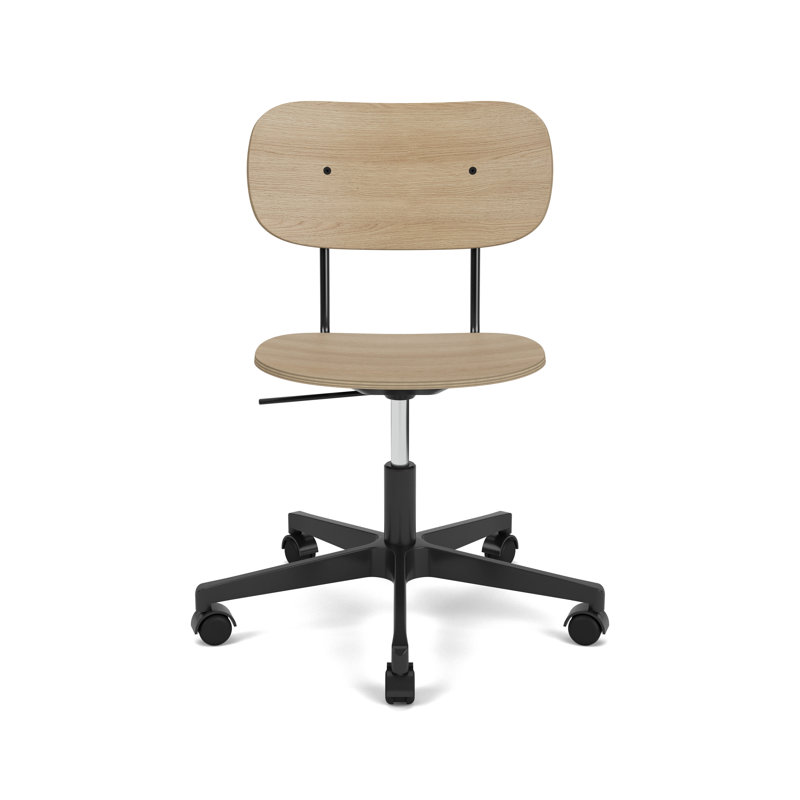 Co Task Chair, Natural Oak/Black