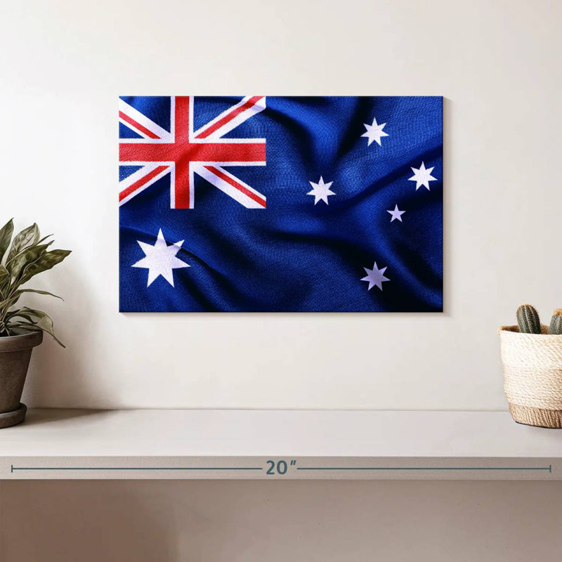 Drapeau australien Borges, H 8 po x l 12 po