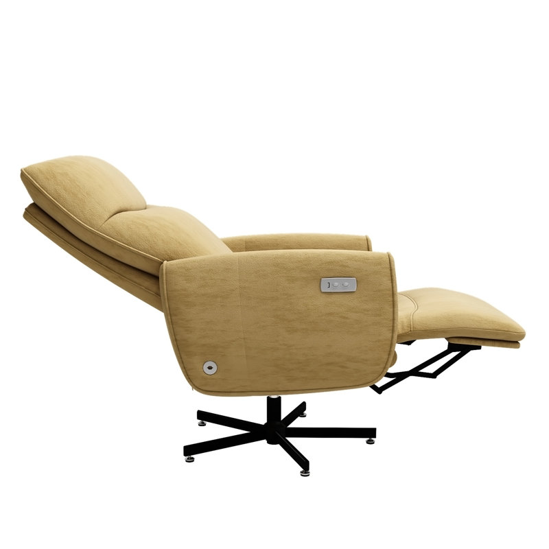 Fauteuil inclinable électrique pivotant, Yellow