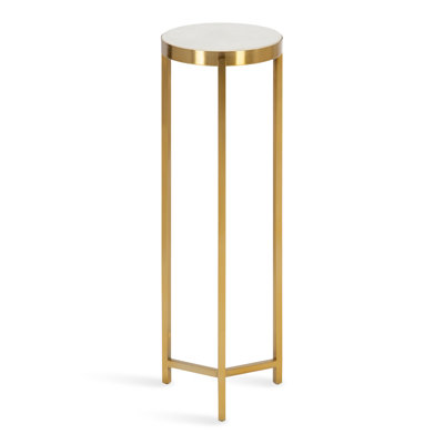 Eveland Round Metal Drink Table