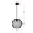 Paxton 1 - Light Black Single Pendant-32007502