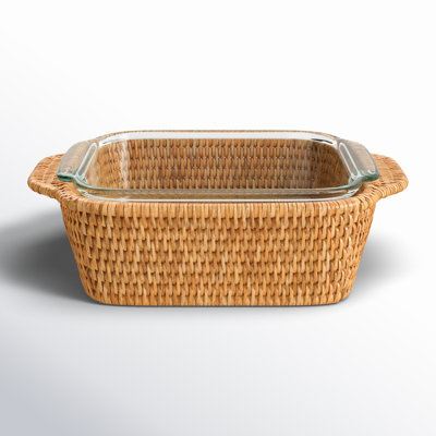 Panier de boulanger carré en rotin Sampson