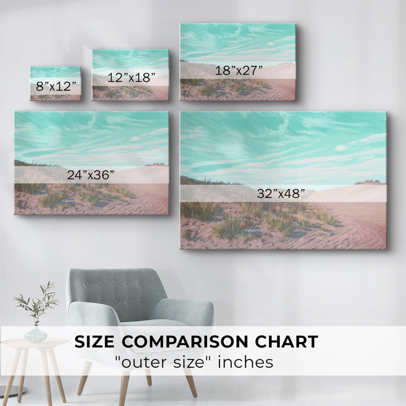 Dunes à l'aube IV - Cavas enveloppés de galerie, 40 x 60
