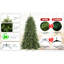 Arbre de Noël artificiel 7 pi avec 340 lumières à DEL, 2126 branches denses, connexion rapide pour la décoration de bureau