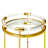 Jacques Round Bar Cart - Brass