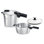 Fissler® Vitaquick® Premium 3-piece Set, 3.7 Quart And 6.3 Quart Pressure Cooker + Glass Lid
