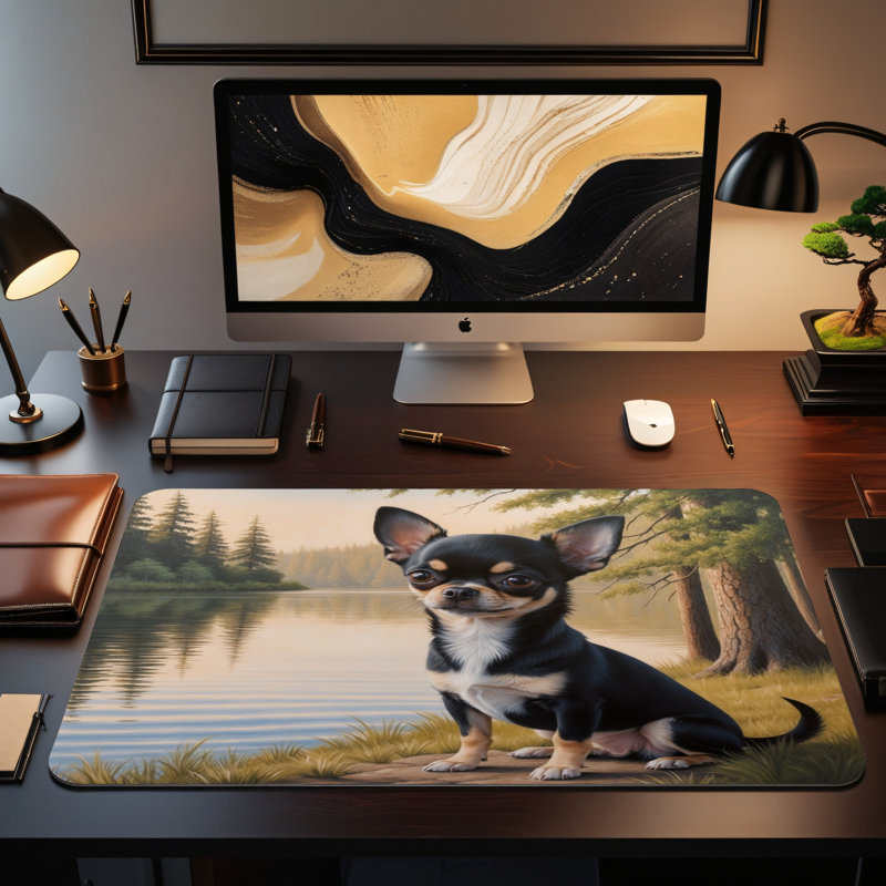 Polyester Desk Pad, 31.5x15.5