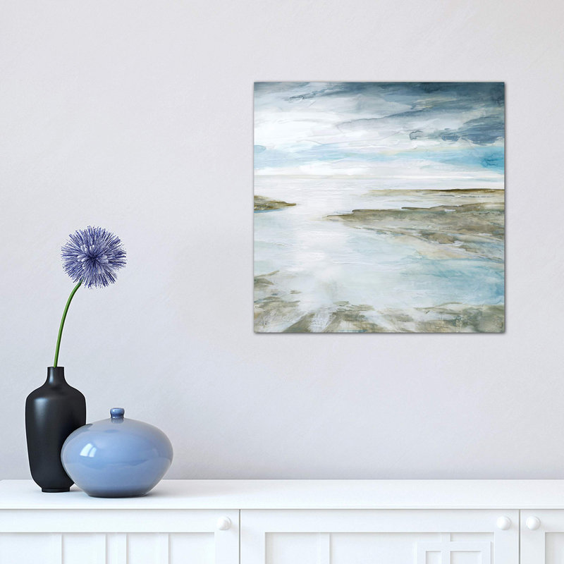 Shimmering Tides 1 Piece Wrapped Canvas Painting, 30.48 cm H x 30.48 cm W