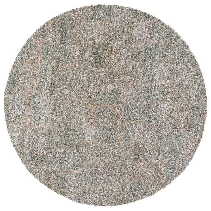Harvest Hand Tufted Performance Abstract Indoor Rug, Round 6'