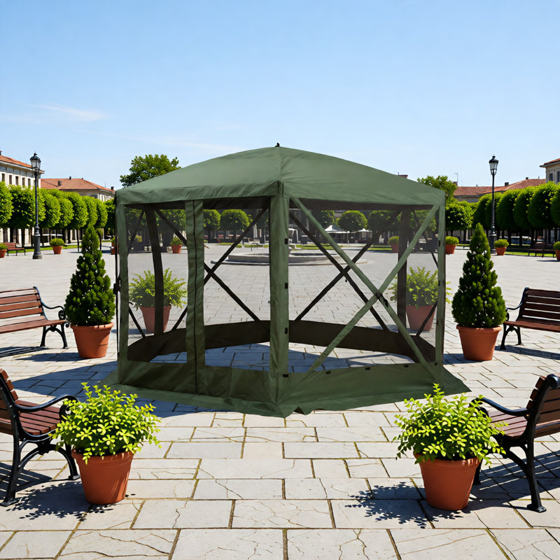 Hexagon Pop Up Party Tent Gazebo