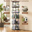 Étagère pivotante 360 livres, rangement vertical à 5 niveaux pour le salon, structure stable et assemblage facile, + fer à repasser-131098893