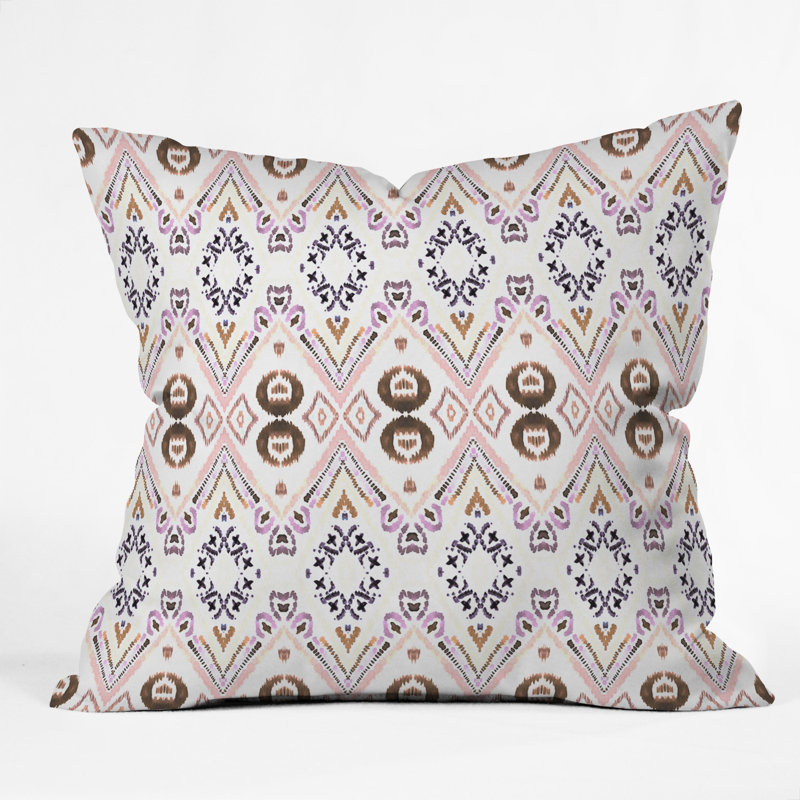 Coussin extérieur ikat, 16 po x 16 po