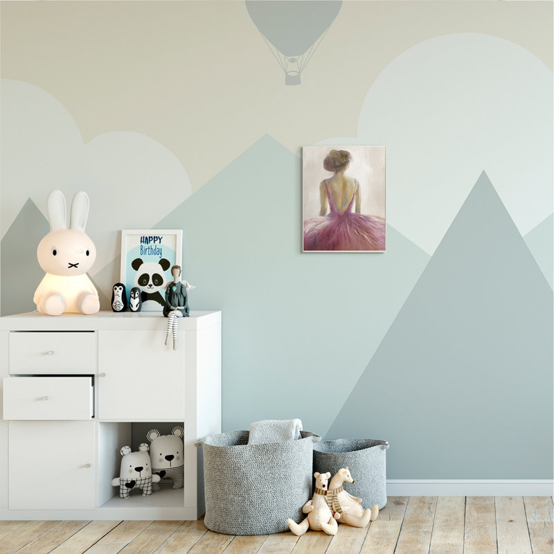 Ballerine tutu, danseuse, Plaque murale, H 10 po x l 15 po x P 0,5 po